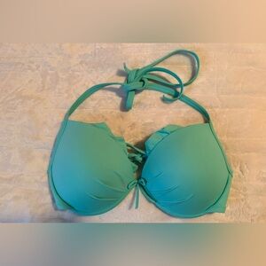 Victoria’s Secret Aqua Blue Women's Swim Top